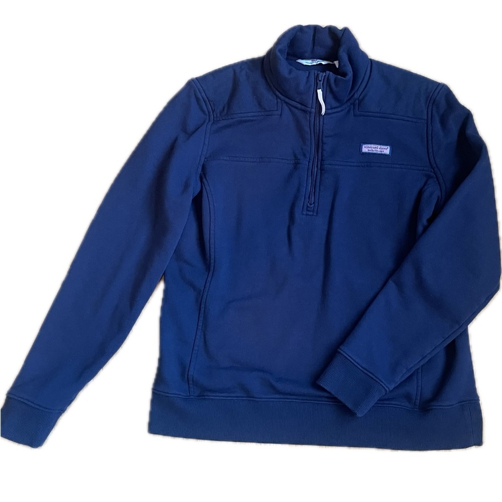 VINEYARD VINES Shep Shirt Quarter Zip Navy Size Large